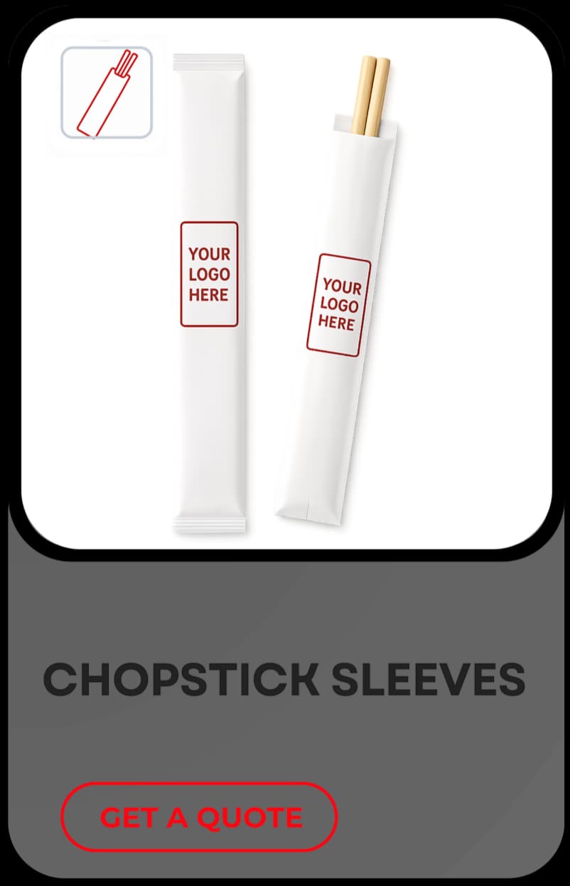 Custom Chopstick Sleeve