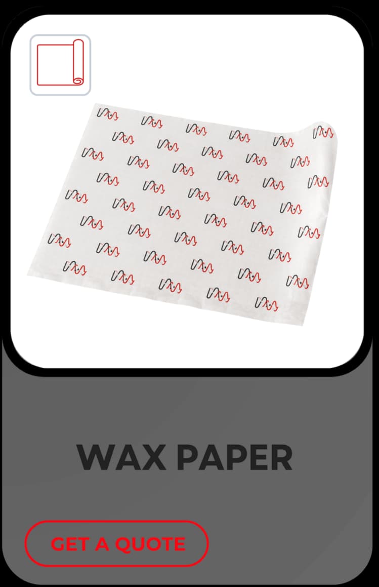 Custom Wax Paper